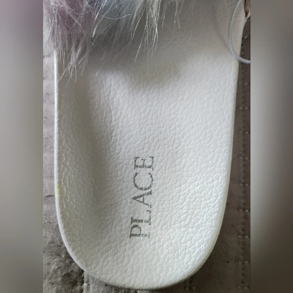The Children's Place Girl's Faux Fur Sildes